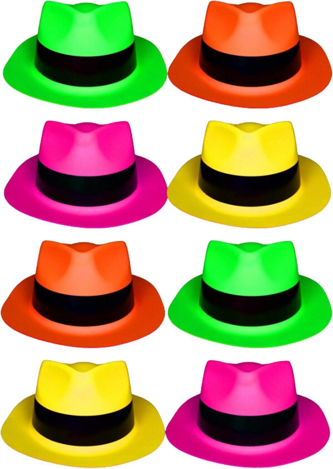 Chapeau de soleil — en plastique, Lot De 12, violet