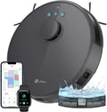 Aspirateur Robot Lefant M1 - 2 en 1 avec Fonction Lavage, 5500Pa, Navigation LiDAR, Cartographie Multi-étages, Commande via Alexa/APP/WiFi, Efficace pour Poils d'Animaux, Tapis et Sols Durs