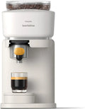 Machine à Café Expresso Philips Baristina - Compacte avec Broyeur Intégré - Pression 16 Bars - Design Élégant Blanc et Jaune