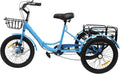 Vélo adulte pliable 20 pouces, 7 vitesses, panier, serrure, charge 130 kg