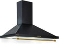 Hotte Aspirante 90cm Klarstein, Silencieuse avec Éclairage LED, Débit Puissant 591 m³/h, Filtres à Graisse, Classe Énergétique A
