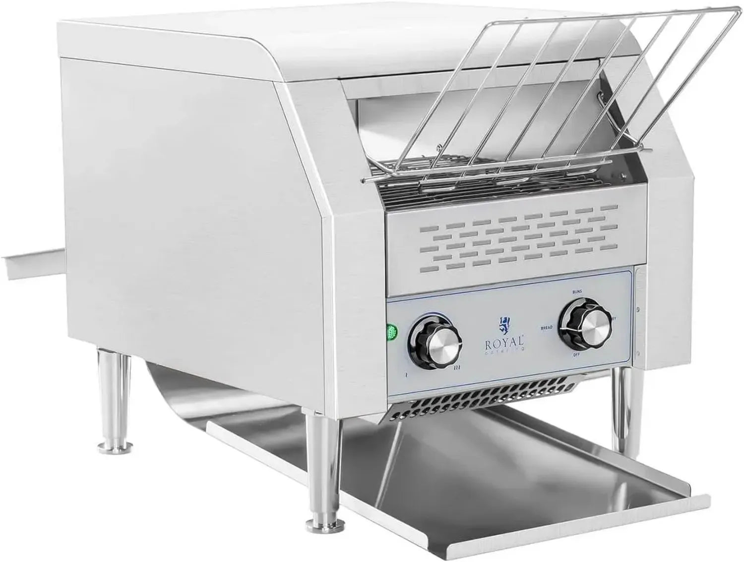 Grille-pain Continu Professionnel en Acier Inoxydable - Royal Catering