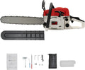 Scie à Chaîne Thermique 52CC 2000W, 20 Pouces, 2 Temps, 7500 tr/min, pour Coupe de Bois