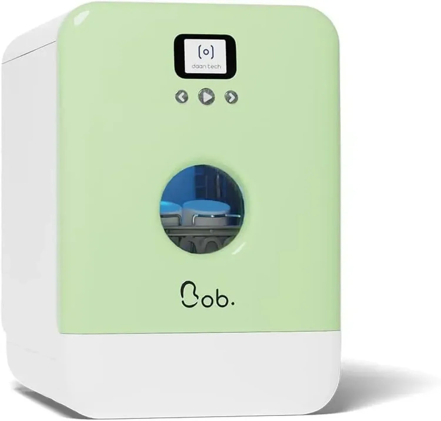 Lave-vaisselle Compact DAAN TECH Bob 3 Couverts - Portable avec Réservoir - Séchage Éco - Assiettes Jusqu'à 29 cm - Fabriqué en France