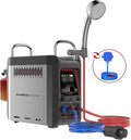 Chauffe-Eau à Gaz Portable CAMPLUX Nano 3 Max - Kit Douche Extérieure avec Batterie et Pompe Intégrées, Idéal pour Camping et Vanlife