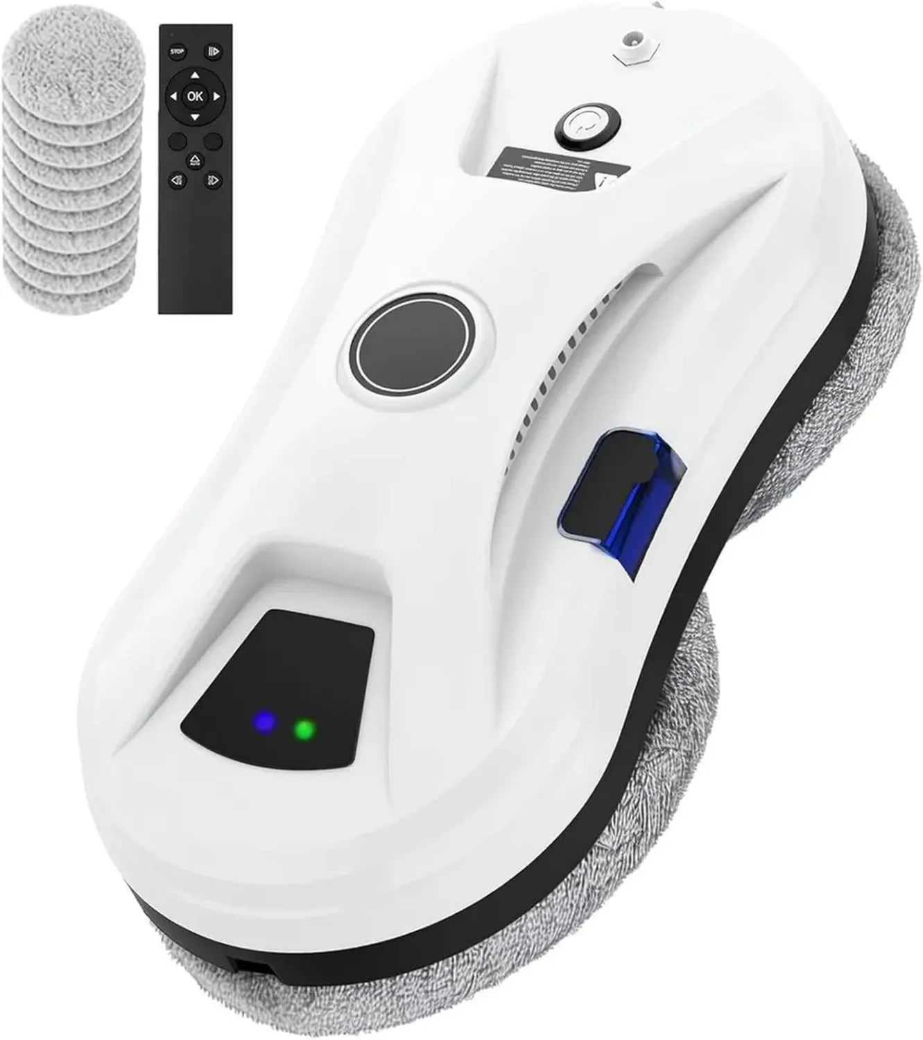 Robot lave-vitres automatique 5600Pa avec navigation intelligente et sécurité anti-chute