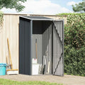 Abri de Jardin en Acier Galvanisé Anthracite 87x98x159 cm, 18.68 kg