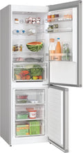 Réfrigérateur Combiné Bosch Série 4, 186x60 cm, Acier Inoxydable Libre
