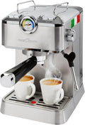 Cafetière Espresso Automatique ProfiCook 20 Bars, Compatible Capsules Nespresso, Modèle PC ES 1267