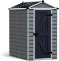 Abri de Jardin Canopia Skylight 2.1 m² avec Cadre en Aluminium et Panneaux Polycarbonate Gris