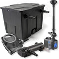 SunSun Ensemble de Filtration pour Bassin 12000L avec Filtre Biologique, Pompe 8000L/h et UV Clarificateur 18W