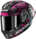 Casque Moto Intégral SHARK AERON-GP FIM Racing Réplique #2 Black Violet Bleu Taille M
