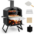 Four à Pizza Extérieur Portable en Acier avec Accessoires Complets
