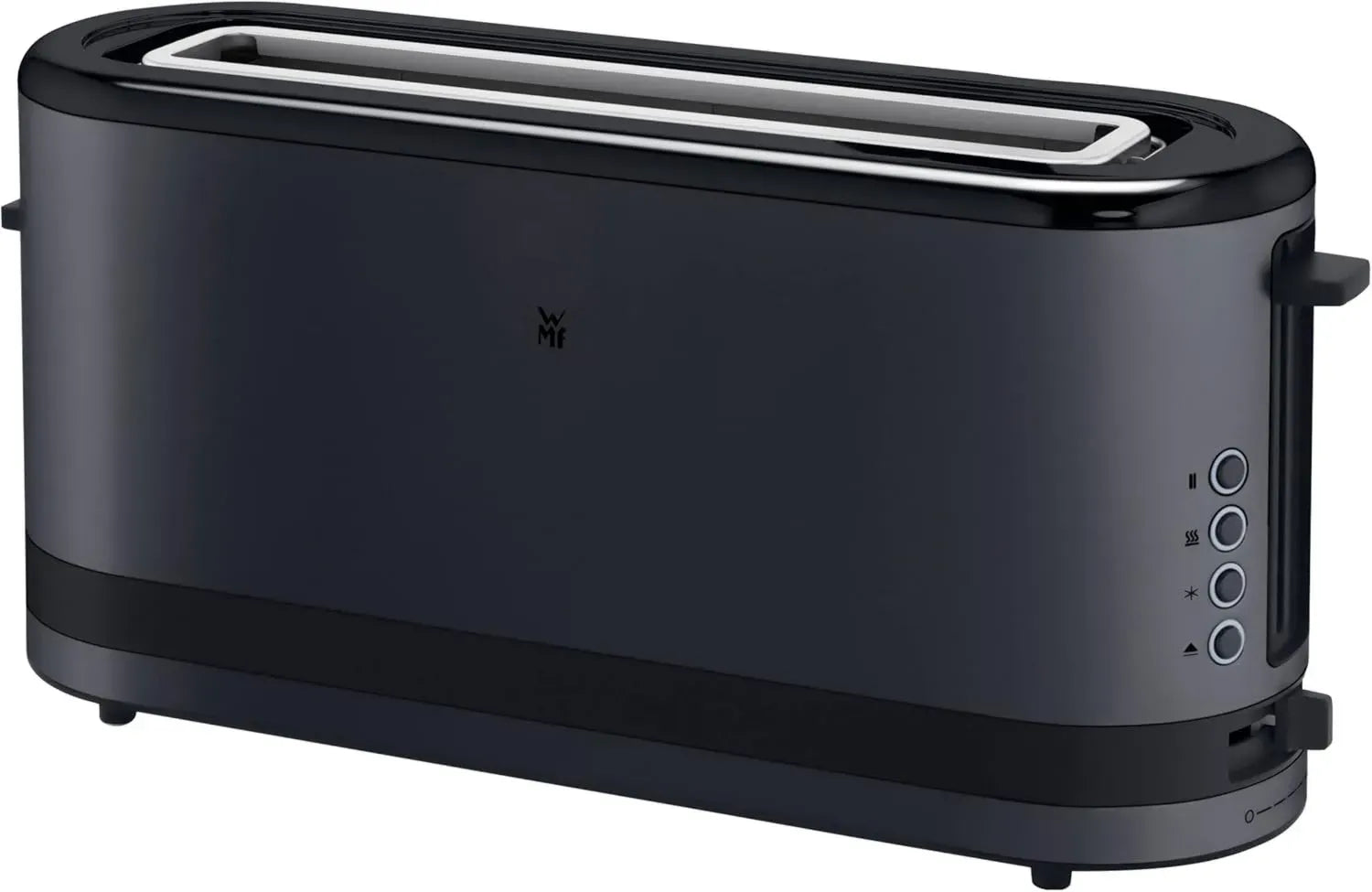 Grille-pain WMF 2 tranches, support intégré, 7 niveaux de cuisson, 900 W, acier inoxydable mat noir
