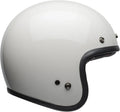 Casque Moto Vintage Bell Custom 500 Solid - Homologué ECE 22.06 - Fibre de Verre avec Doublure Amovible