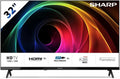 Téléviseur LED HD 32'' Sharp avec Dolby Digital, 3 HDMI, 2 USB, Tuner DVB-T/T2