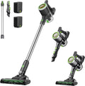 Aspirateur Balai sans Fil Eureka NEC370, 300W, Puissance d'Aspiration 90AW, avec 2 Batteries Amovibles, Autonomie Totale de 80 Min, Efficace sur Sols Durs, Tapis et Poils d'Animaux