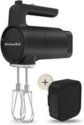Batteur à Main Sans Fil Kitchenaid – Puissance 7 Vitesses – Inclut Batterie – Noir
