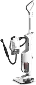 Polti Vaporetto 3 Clean - Aspirateur et Nettoyeur Vapeur Portable 3-en-1, Élimine 99,9% des Germes et Bactéries, 12 Accessoires, Blanc