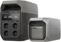 EF EcoFlow Centrale Électrique Portable DELTA 3 Avec Batterie Additionnelle, 2k Wh, Alimentation de Secours pour Camping et Urgences