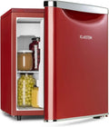Réfrigérateur Klarstein Yummy avec congélateur 45L, silencieux 42 dB, rouge