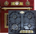 Four encastrable Kaiser 79L avec plaque de cuisson à gaz rétro 60 cm